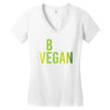 be vegan Women's V-Neck T-Shirt
