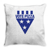 vote pizza best trending Throw Pillow