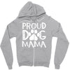 proud dog mama Zipper Hoodie