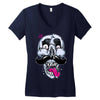 king of mustache Women's V-Neck T-Shirt