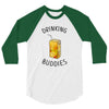 Drinking Buddies Juice 3/4 Sleeve Shirt