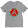 watermelon peace sign V-Neck Tee