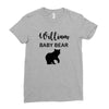 Daddy Bear - Baby Bear Custom Name Ladies Fitted T-Shirt