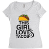 This Girl Loves Tacos Women's Triblend Scoop T-shirt