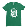 i only have one cat my cat has a few cat Ladies Fitted T-Shirt