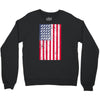 t-rex vintage american flag Crewneck Sweatshirt
