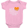 my heart basketball Baby Onesie