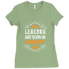 Legends are born in January Ladies Fitted T-Shirt