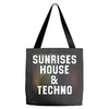 Sunrises House &amp; Techno Tote Bags