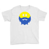 bearded smiley face Youth Tee