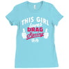 this girl loves drag racing Ladies Fitted T-Shirt