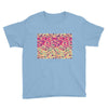 pink triangle print Youth Tee