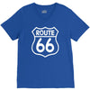 route 66 stampa bianca starda america sport V-Neck Tee