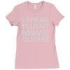 movie quotes Ladies Fitted T-Shirt