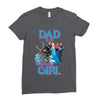 dad of the birthday girl Ladies Fitted T-Shirt