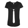 skinny white tie Maternity Scoop Neck T-shirt