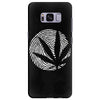 cannabis fingerprinting (white) Samsung Galaxy S8 Plus