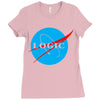 logic nasa Ladies Fitted T-Shirt