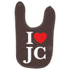 i love jesus christ Baby Bibs