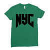 nyc new york city Ladies Fitted T-Shirt