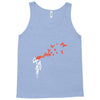 banksy headshot butterfly Tank Top