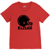 promo football V-Neck Tee