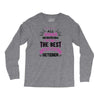 all women created equal but the best born in October Long Sleeve Shirts