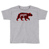 papa christmas bear Toddler T-shirt