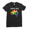 Vote Yes Australia Ladies Fitted T-Shirt