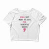 Girls Want To Have Fundamentals Rights Crop Top