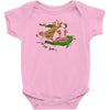 the tree, the raccoon Baby Bodysuit