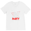 my girl wants to party all the time V-Neck Tee