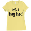 number one dog dad Ladies Fitted T-Shirt