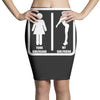 your girlfriend vs my girlfriend funny pub jokr  impress your friends! Pencil Skirts