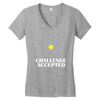 challenge stoplight Women's V-Neck T-Shirt