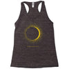 come the sun solar eclipse Racerback Tank