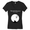 david gilmour on island Women's V-Neck T-Shirt