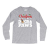 christmas dogs and paws Long Sleeve Shirts