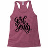girl gang 2 Racerback Tank