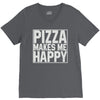 pizza makes me happy V-Neck Tee