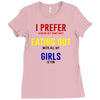 i prefer eating out girls Ladies Fitted T-Shirt