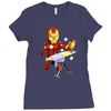 iron man (ironman parody) Ladies Fitted T-Shirt