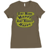 aint mama happy aint nobody happy Ladies Fitted T-Shirt
