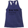 Bacon Noun Racerback Tank