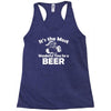 christmas shirt it's the most wonderful time for beer funny Racerback Tank