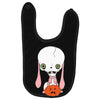 skull bunny Baby Bibs