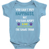 you can't buy happiness, but you can adopt a cat and that's pretty muc Baby Bodysuit