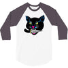balck cat 3/4 Sleeve Shirt