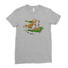 the tree, the raccoon Ladies Fitted T-Shirt