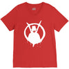 new v for vendetta logo V-Neck Tee